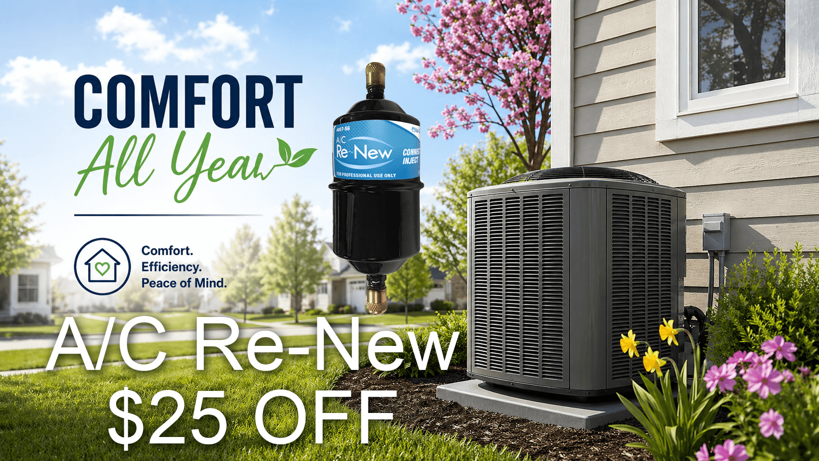$25 Off AC Re-New
